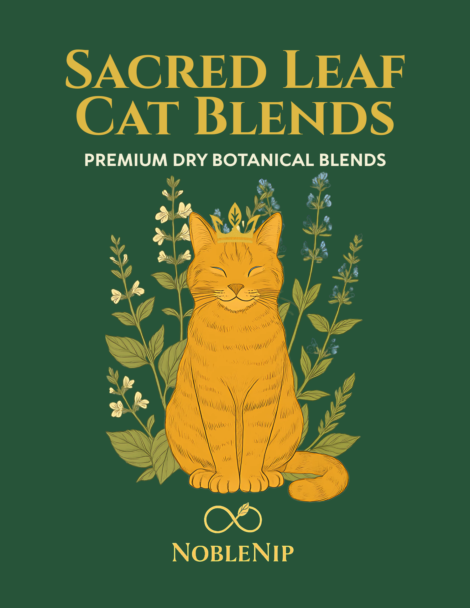 Sacred Leaf Cat Blends- Premium Dry Botanical Blends