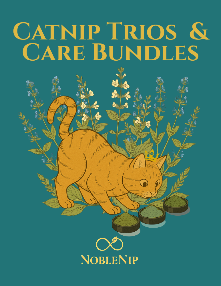 Sacred Leaf Ritual Sets | Catnip Trios & Feline Care Bundles